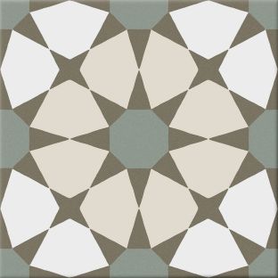 Keramische vloertegels - Hidra Prisma Warm - 20x20 cm - 8,6mm dik