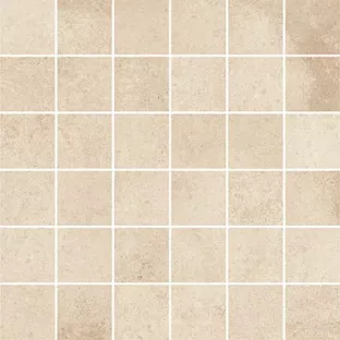 Mozaiek tegel - Tilorex Faro Beige Mat - 30x30 cm (5 x 5) - Gerectificeerd - Keramisch - 9,3 mm dik - VTX60448