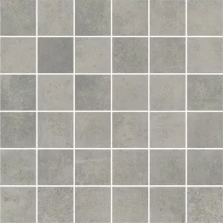 Mozaiek tegel - Tilorex Graca Light grey Mat - 30x30 cm - Gerectificeerd - Keramisch - 9 mm dik - VTX60579
