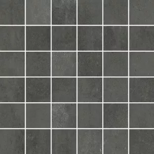 Mozaiek tegel - Tilorex Neudorf Graphite Mat - 30x30 cm - Gerectificeerd - Keramisch - 8 mm dik - VTX60683