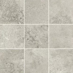 Mozaiek tegel - Tilorex Picanello Light Grey Mat - 30x30 cm - Gerectificeerd - Keramisch - 8 mm dik - VTX61121
