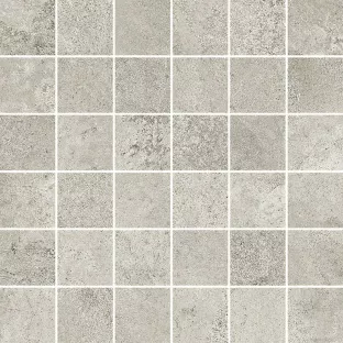 Mozaiek tegel - Tilorex Picanello Light Grey Mat - 30x30 cm - Gerectificeerd - Keramisch - 8 mm dik - VTX61125