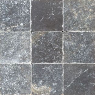 Natuursteen Turks hardsteen, Antique blue anticato - 10x10 cm - 10 mm dik
