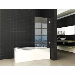 Profielloze draaibare badwand 800x1500 6mm NANO