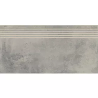 Traptegel - Tilorex Graca Light grey Mat - 30x60 cm - Gerectificeerd - Keramisch - 8 mm dik - VTX60567