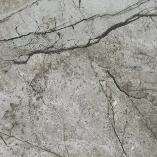 Vloer en wandtegel - Tilorex Montenegro Grey Polished - 80x80 cm - Gerectificeerd - Keramisch - 8 mm dik - VTX60498