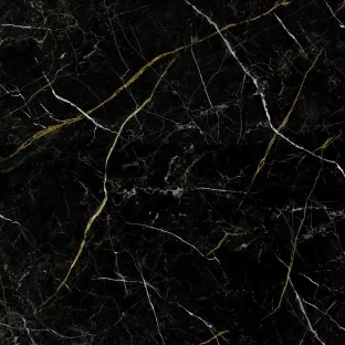 Vloer en wandtegel - Tilorex Nervi black Polished - 80x80 cm - Gerectificeerd - Keramisch - 8 mm dik - VTX61161
