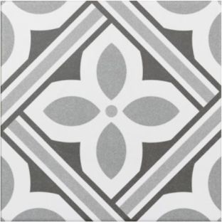 Vloertegel en wandtegel - Atenea Grey - 20x20 cm - 7 mm dik