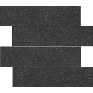 Vloertegel en wandtegel - Belgium Pierre Black - 14,8x60 cm - gerectificeerd - 10 mm dik
