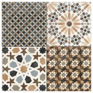 Vloertegel en wandtegel - Marrakech Mix 44x44 - 10 mm dik