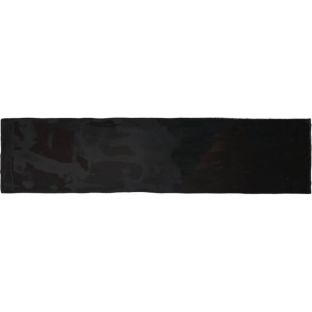 Wandtegel - Colonial Black glans - 7,5x30 cm - 9 mm dik