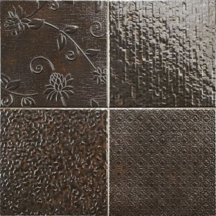 Wandtegel - Glint Antracita - 44,2x44,2 cm - 10mm dik