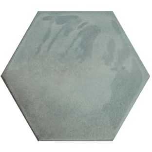 Wandtegel - Hexagon Moon Green glans 16x18 9 mm dik