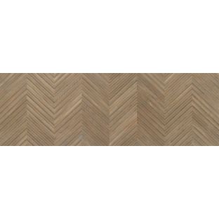 Wandtegel - Larchwood Zig Ipe - 40x120 cm - gerectificeerd - 11mm dik