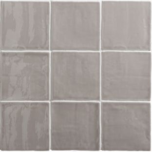 Wandtegel - Oud Hollandse witjes Grijs - 13x13 cm - 10mm dik