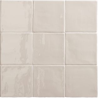 Wandtegel - Oud Hollandse witjes Ivoor - 13x13 cm - 10mm dik