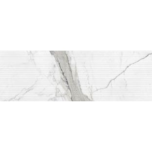 Wandtegel - Statuario mat relieve - 40x120 cm - gerectificeerd - 10 mm dik