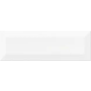 Wandtegel - Tilorex Passy White Glossy - 10x30 cm -  Keramisch - 8 mm dik - VTX60913
