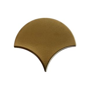 Wandtegel - Visschub Escama Goud - 13,4x15 cm - 7 mm dik