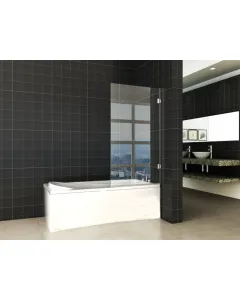 Profielloze draaibare badwand 800x1500 6mm NANO