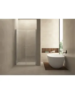 Wiesbaden dubbele pendeldeur - Nisdeur - 80x200 - 6mm dik veiligheidsglas - NANO coating