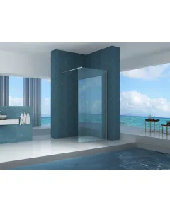 YDAY inloopdouche - Met muurprofiel - 60x200 cm - 8 mm veiligheidsglas - NANO coating